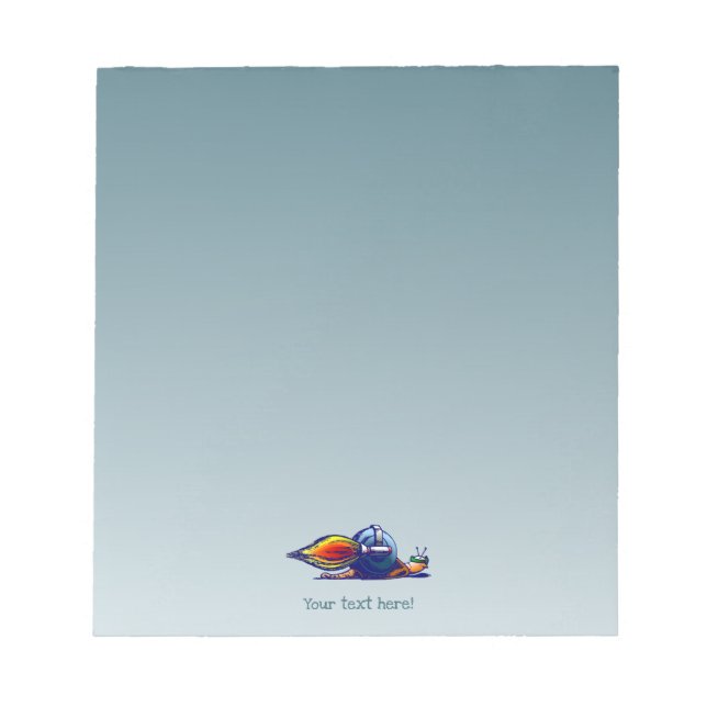 Rocket Snail Notizblock (Vorderseite)