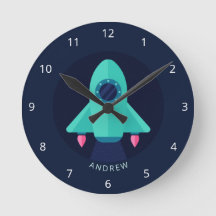Rocket Spaceship Baby Boy Kinderzimmer Space Thema