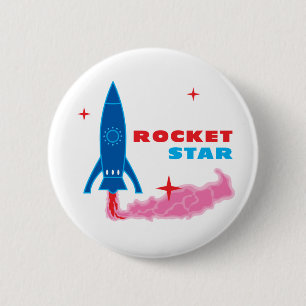 Rocket Star Button