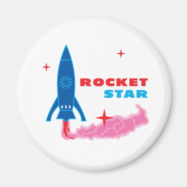 Rocket Star Magnet (Vorne)