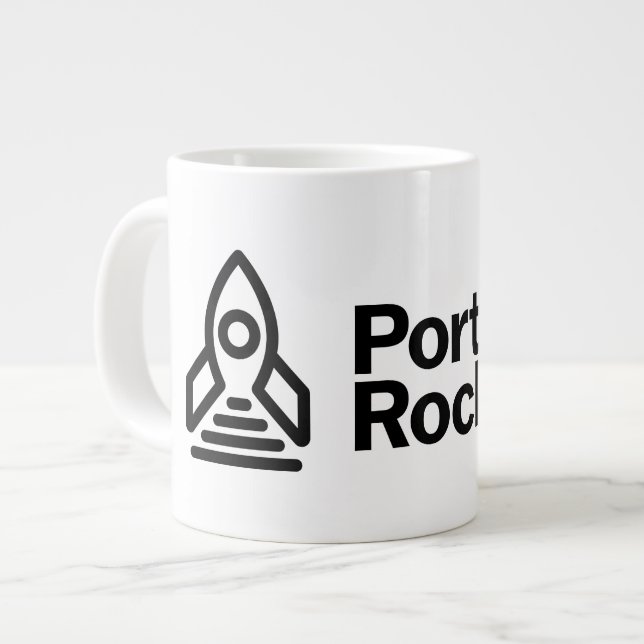 Rocket Tasse White (Vorderseite Links)