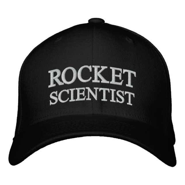 ROCKET-WISSENSCHAFT BESTICKTE KAPPE (Vorderseite)