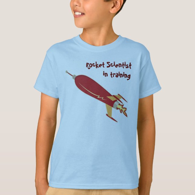 Rocket-Wissenschaftler im Training T-Shirt (Vorderseite)