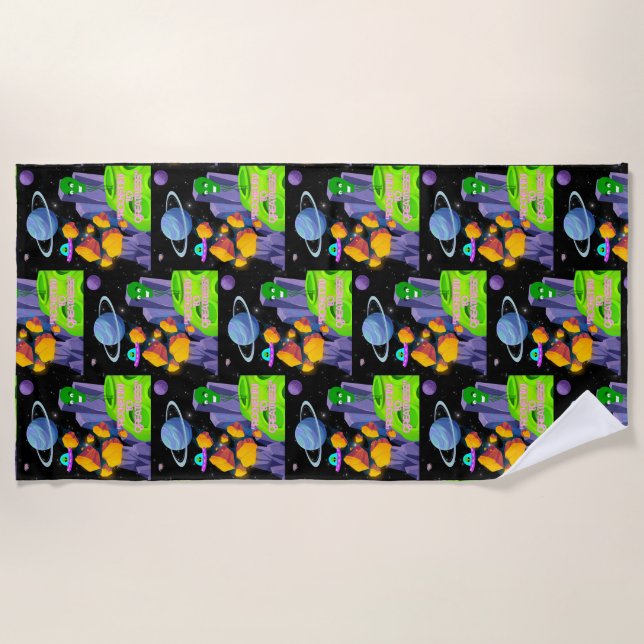 ROCKETING TO GREATNESS STRANDTUCH (Vorderseite)