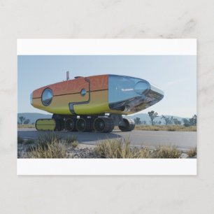 RocketLodge 3D Wüstenstraße - Postkarte