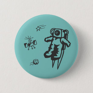 Rocketman Knopf Button
