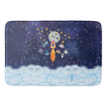 Rocketschiff Kinder Badewanne Badezimmer Dekoratio