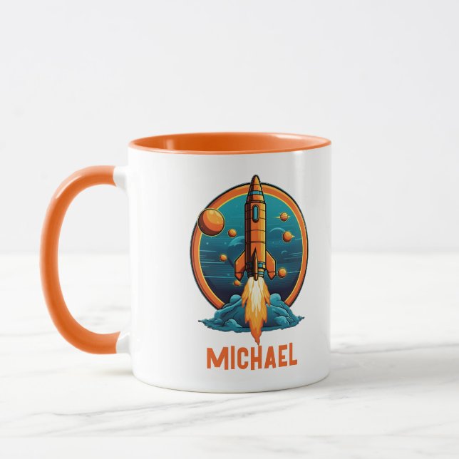 Rocketship Mug Tasse (Links)