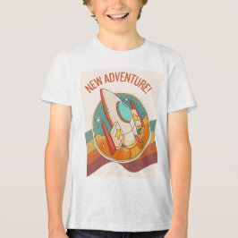 Rocketship Neues Abenteuer Tri-Blend Shirt
