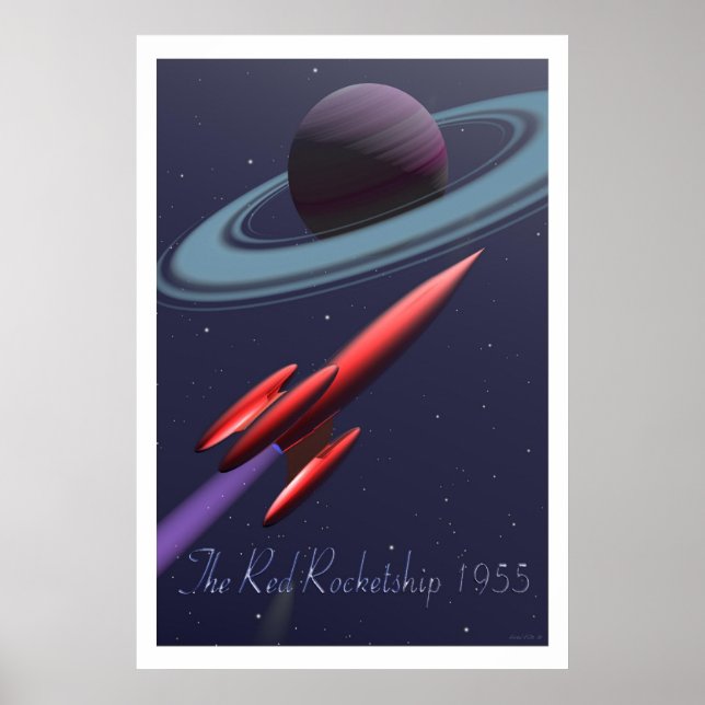 Rocketship Poster (Vorne)