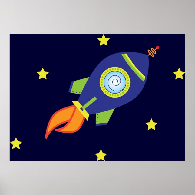 Rocketship Poster (Vorne)