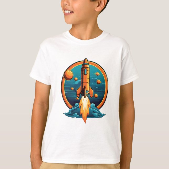 Rocketship T-Shirt (Vorderseite)