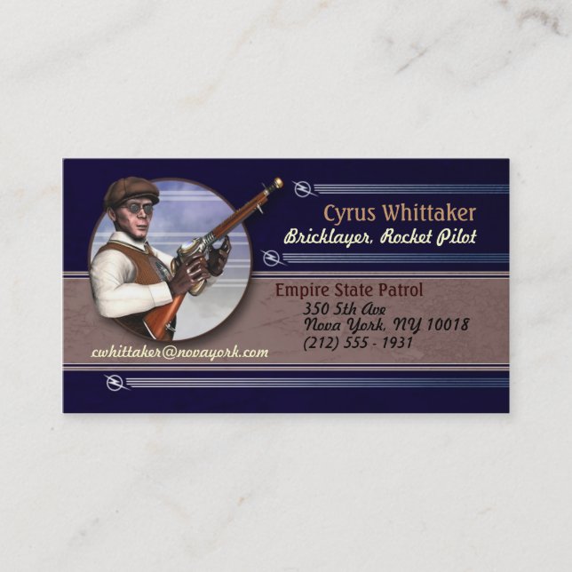 RocketversuchsVisitenkarten #3 Visitenkarte (Vorderseite)