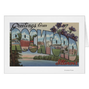 Rockford, Illinois - große Buchstabe-Szenen