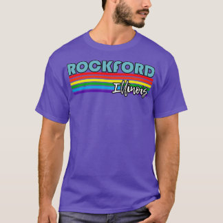 Rockford Illinois Pride Rockford LGBT Geschenk LGB T-Shirt