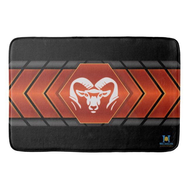 Rockford Rams #2 Bath Mat Badematte (Vorderseite)