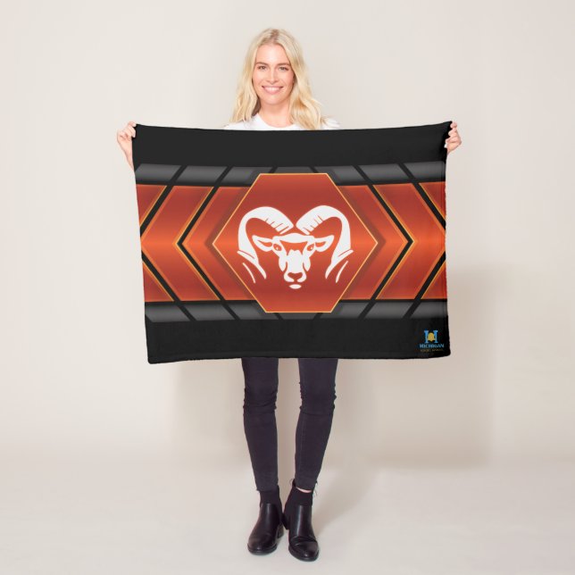 Rockford Rams #2 Fleecedecke (Beispiel)