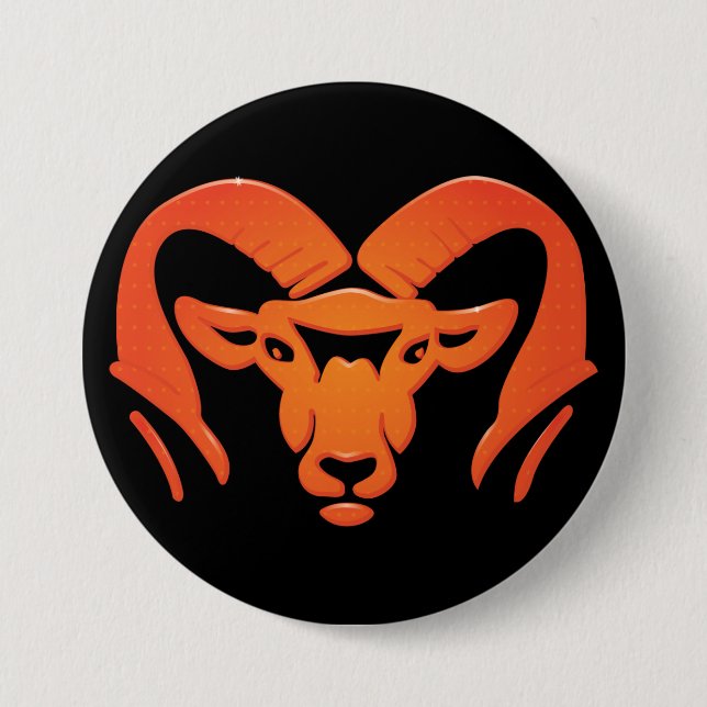 Rockford Rams #4 Button (Vorderseite)