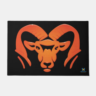 Rockford Rams #4 Fußmatte