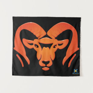 Rockford Rams #4 Tapestry Wandteppich
