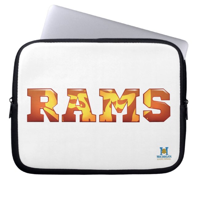 Rockford Rams Laptopschutzhülle (Vorderseite)