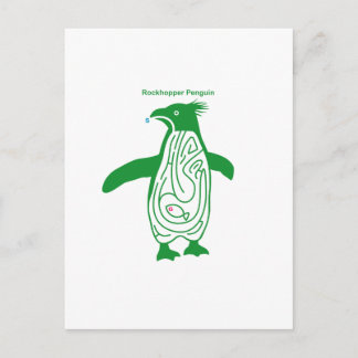 Rockhopper Penguin Maze G Postkarte