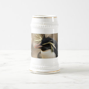 Rockhopper Pinguin-Bier Stein Bierglas