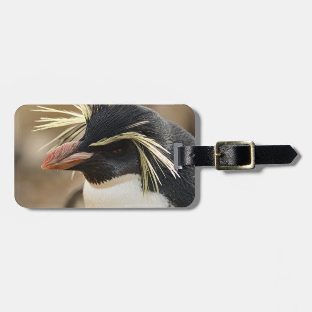 Rockhopper Pinguin-Gepäckanhänger Gepäckanhänger (Vorderseite horizontal)