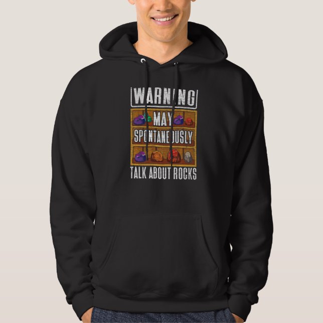 Rockhound Geology Geologist Hoodie (Vorderseite)