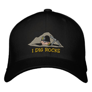 Rockhound "I Dig Rocks" Casquette brodé