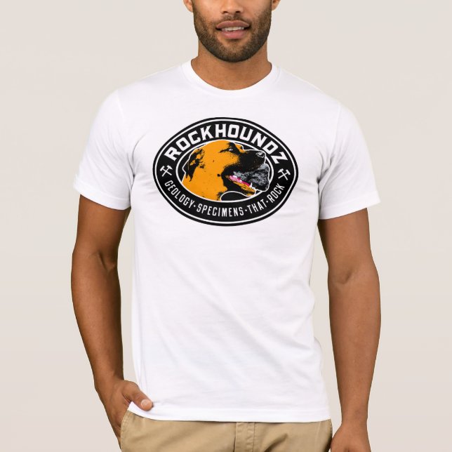 Rockhoundz-Geologie Felsen T-Shirt (Vorderseite)