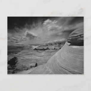 Rockige Landschaft und Himmel Canyonlands National Postkarte