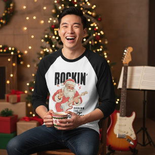 Rockin' Around The Christmas Tree Rock-Musik Weihn T-Shirt