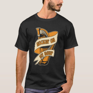 Rockin auf meiner Harfe Konghou Pedal Harp Harp T-Shirt
