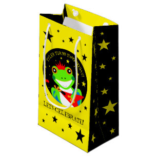 Rockin' Birthday Tree Frog mit Red Guitar Kleine Geschenktüte
