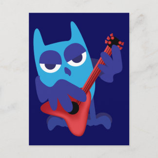 Rockin' Blue Owl Postkarte