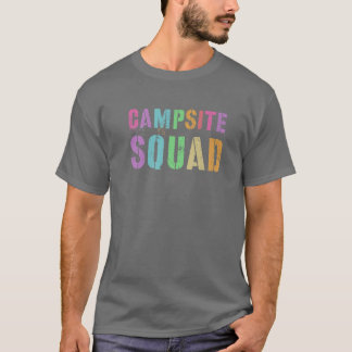 Rockin' CAMPSITE SQUAD Summer Counselor Teacher Te T-Shirt