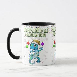 Rockin’ Christmas Gecko – Süße Weihnachts-Lizard-D Tasse