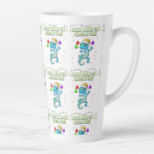 Rockin’ Christmas Gecko – Süße Weihnachtsgecko-Dek Milchtasse