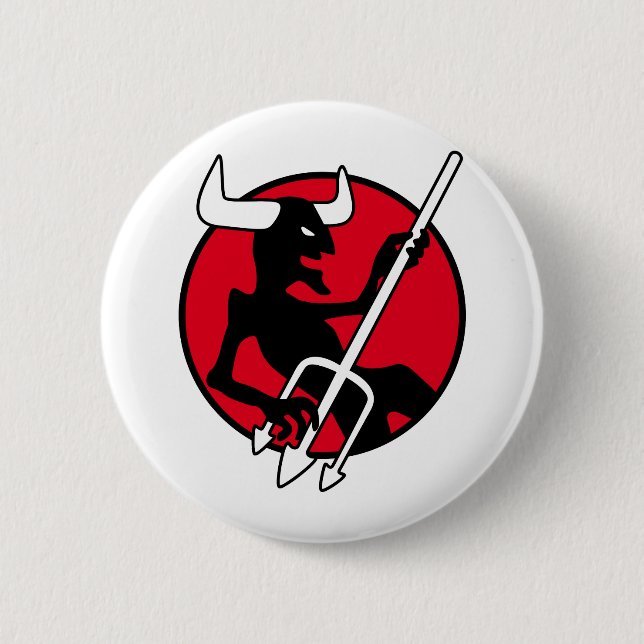 Rockin Devil Button (Vorderseite)
