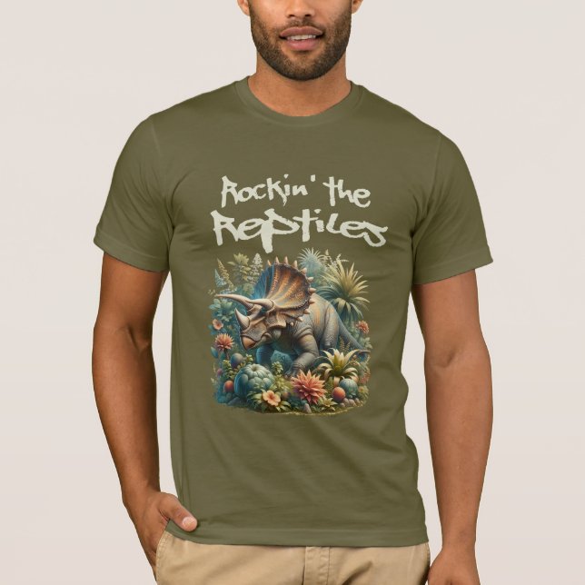 Rockin' die Reptilien T-Shirt (Vorderseite)