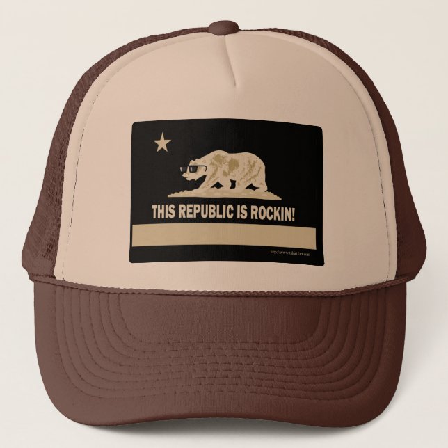 Rockin die Republik-Kappe Truckerkappe (Vorderseite)