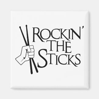 ROCKIN" DIE STICKEN MAGNET