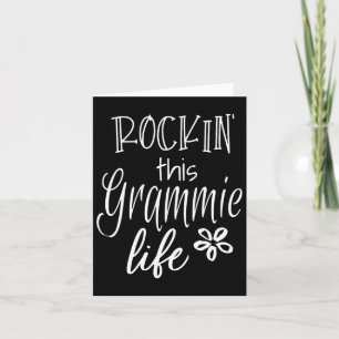 Rockin Dieses Leben Grammie Grafik-Geschenk von Ki Karte