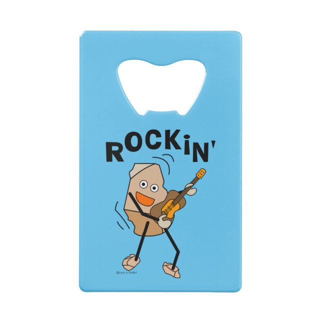 Rockin' Guitar Geldbeutel Flaschenöffner (Rückseite)