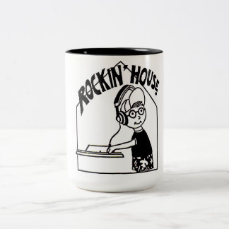 Rockin Haus-Java-Halter Zweifarbige Tasse