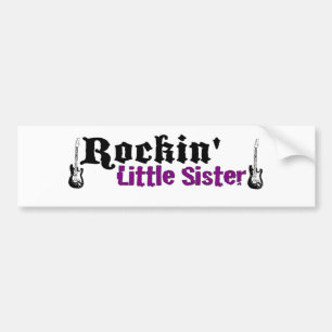 Rockin kleine Schwester Autoaufkleber