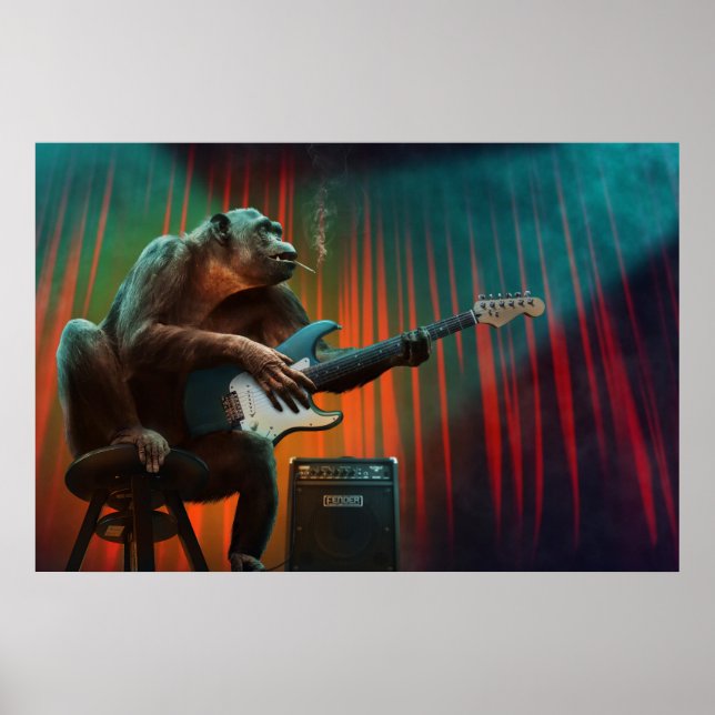 Rockin Monkey Poster (Vorne)