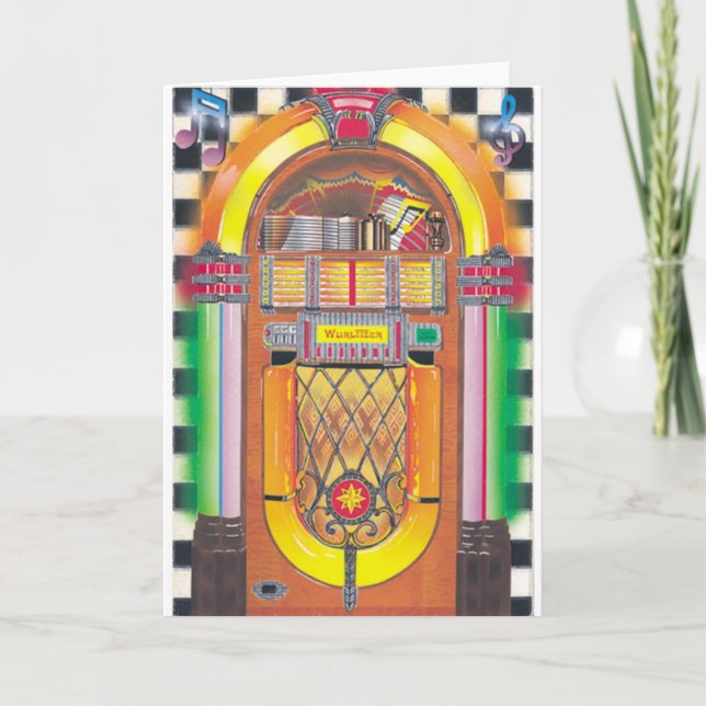 Rockin Musikautomat Karte (Vorderseite)