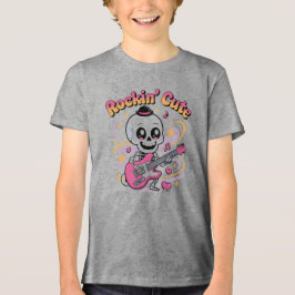 Rockin’ Niedliches Skelett Kids T - Shirt